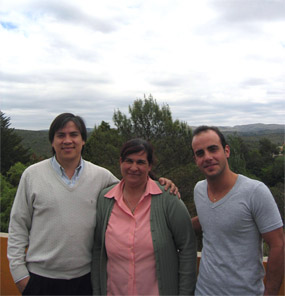 Casa Serrana: Cristián, Luz and Juan Manuel